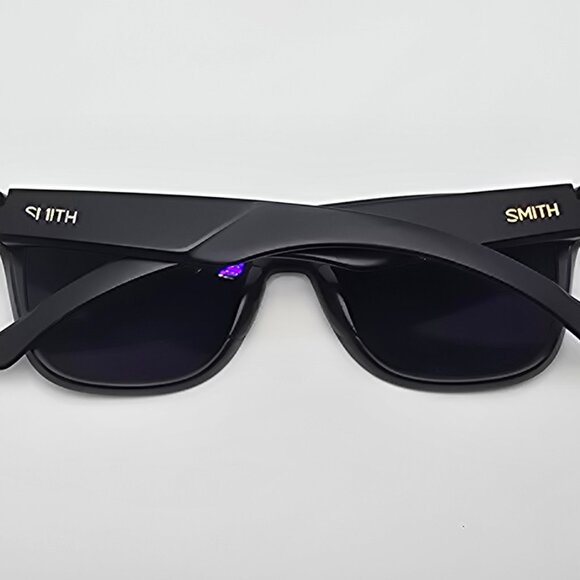 Smith Lowdown 2 Black Frame ChromaPop Polarized Gold Mirror Lens Sunglasses 55mm - Picture 10 of 14